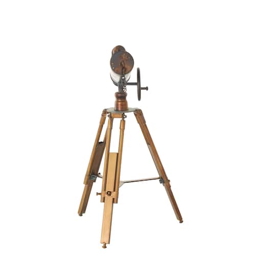 18" Brass Metal Telescope Decoration